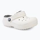 Papucs, gyerek Crocs Classic Lined Clog Toddler white/grey