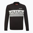 CCM férfi pulóver Ugly Christmas fekete/fehér