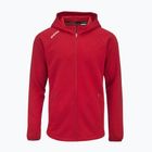 Férfi cipzáras pulóver CCM Locker Room Full Zip SR red