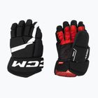 CCM Next JR gyermek hokikesztyű fekete/fehér