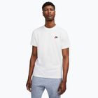 Férfi Nike Sportswear Club póló fehér/fekete/egyetemi piros