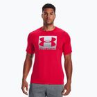 Férfi póló Under Armour Boxed Sportstyle red/steel