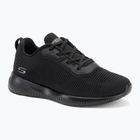 Női SKECHERS Bobs Sport Squad Tough Talk fekete cipők