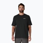 Férfi Patagonia P-6 Logo Responsibili-Tee trekking póló fekete