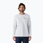 Férfi Patagonia P-6 Logo Responsibili Longsleeve fehér