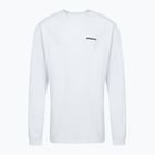 Férfi Patagonia P-6 Logo Responsibili Longsleeve fehér
