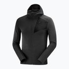 Férfi Salomon Outline FZ Hoodie fleece pulóver fekete LC1368300