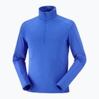 Férfi Salomon Outrack HZ Mid fleece melegítőfelső kék LC1711000