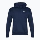 Férfi Nike Sportswear Club Fleece kapucnis pulóver éjfekete-sárga/éjfekete-sárga/fehér