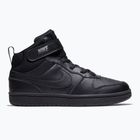 Gyermekcipő Nike Court Borough Mid 2 black/black/black