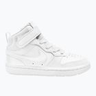 Gyermekcipő Nike Court Borough Mid 2 white/white/white
