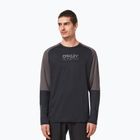 Oakley Factory Pilot Mtb LS II férfi kerékpáros trikó fekete/szürke FOA404497
