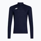 Férfi labdarúgó pulóver New Balance Training 1/4 Zip kötött tengerészkék NBEMT9035