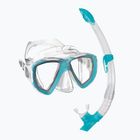 Snorkeling készlet Mares Combo Trygon aqua/white/clear