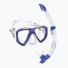 Snorkeling készlet Mares Combo Trygon blue/white/clear