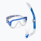 Snorkelingfelszerelés Mares Keewee Splash blue/white/clear