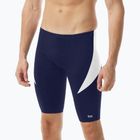 Férfi úszó jammer TYR Durafast Elite Curve Splice Hexa Jammer navy/white
