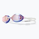 Női úszószemüveg TYR Blackops 140 Ev Racing Mirrored pink/white