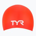 Úszósapka TYR Long Hair Wrinkle Free Silicone bright red