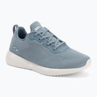 Női SKECHERS Bobs Sport Squad Tough Talk világoskék cipő