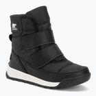 Sorel Whitney II Strap WP junior hócipő fekete/tengeri só