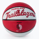 Mini kosárlabda Wilson NBA csapat Retro Mini Portland Trail Blazers piros WTB3200XBPOR