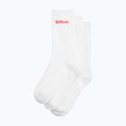 Zokni Wilson Crew Logo 3 pairs bright white