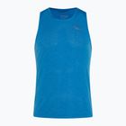 Férfi futótrikó Saucony Stopwatch Singlet cobalt heather
