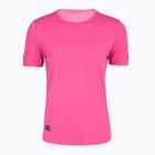 Női futópóló Saucony Stopwatch SS fukszia heather