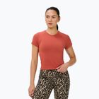 Női jóga póló Sweaty Betty Athlete Crop Seamless Workout terrazzo red