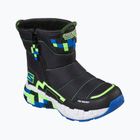 SKECHERS Mega-Craft Cuboforce gyermek túrabakancs fekete/kék/lila/lime