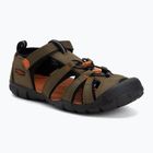 Gyerek szandálok KEEN Seacamp II CNX dark olive/gold flame