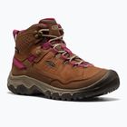 Női túracipők KEEN Targhee IV Mid Wp bison/beaujolais