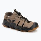 KEEN Hyperport Fisherman Leather bőr szürke/ tölgy buff férfi szandálok