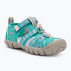 KEEN Seacamp II CNX gyermek szandál aqua/giggle pink