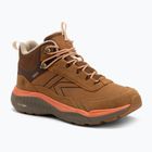 Női túracipők Keen Leiki Leather Mid Waterproof chipmunk/bison