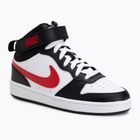 Gyerekcipő Nike Court Borough Mid 2 white/white/black/university red