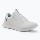 Női edzőcipő Under Armour W Charged Aurora 2 fehér/fehér/metál meleg ezüst