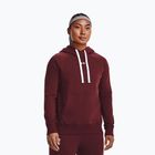 Női Under Armour Rival Fleece Hb kapucnis pulóver bordó 1356317