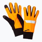 Brooks Fusion Fusion Midweight Glove 2.0 fluoro flash/fekete futókesztyű