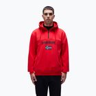 Férfi Napapijri Burgee Half Zip Hooded 2.0 piros goji melegítőfelső