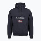 Férfi Napapijri Burgee Half Zip Hooded 2.0 melegítőfelső kék tengerészkék
