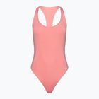 Női egyrészes fürdőruha Hurley O&O Solid Racerback Moderate One Piece pacific pink
