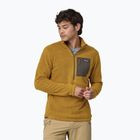 Férfi melegítőfelső Patagonia R1 Air Zip Neck cosmic gold