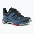 Férfi trekking cipő Salomon X Ultra 4 GTX carbon/bering sea/pearl blue