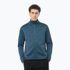 Férfi Salomon Essential Midwarm Fz midnight navy trekking melegítő pulóver