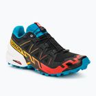 Salomon Speedcross 6 fekete/fehér/transcend kék férfi futócipő