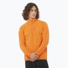 Férfi Salomon Lightwarm Full Zip kurkuma trekking melegítő pulóver