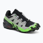 Férfi futócipő Salomon Speedcross 6 GTX fekete/ötvözet/zöld gekkó