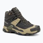 Férfi túrabakancs Salomon X Ultra 5 MID GTX tőzeg / szürkészöld / kék éjszaka